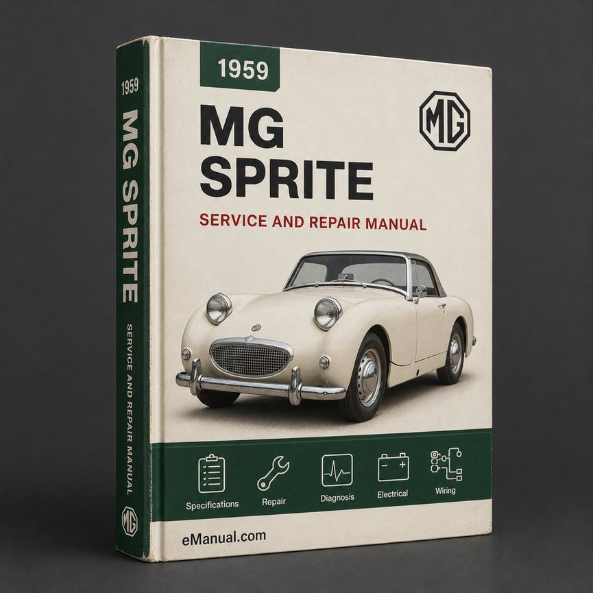MG SPRITE Workshop Repair Manual 1959-1972