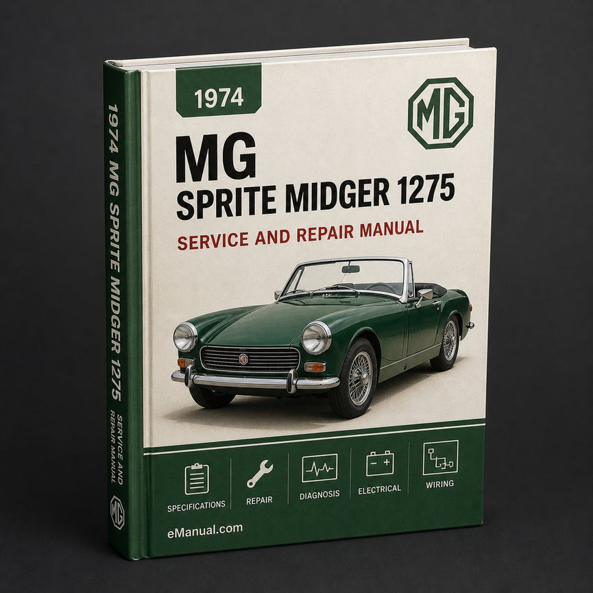 SPRITE MG MIDGER 1275 Service Repair Workshop Manual 1974