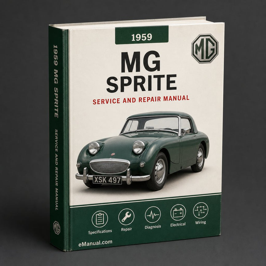 MG SPRITE Complete Workshop Repair Manual 1959-1972