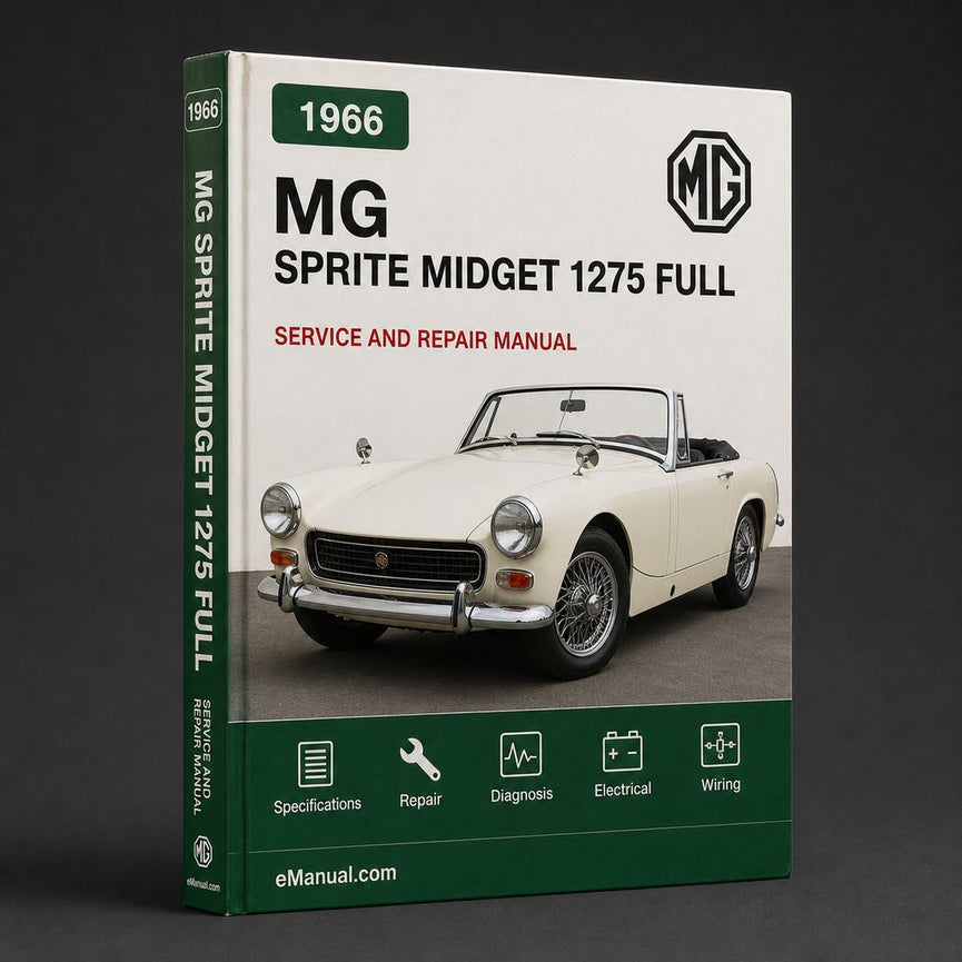 SPRITE MG MIDGET 1275 Full Service & Repair Manual 1966-1974