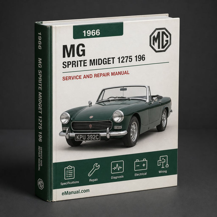 Sprite MG Midget 1275 Complete Workshop Service Repair Manual 1966 1967 1968 1969 1970 1971 1972 1973 1974