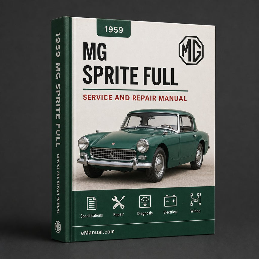 MG SPRITE Full Service & Repair Manual 1959-1972