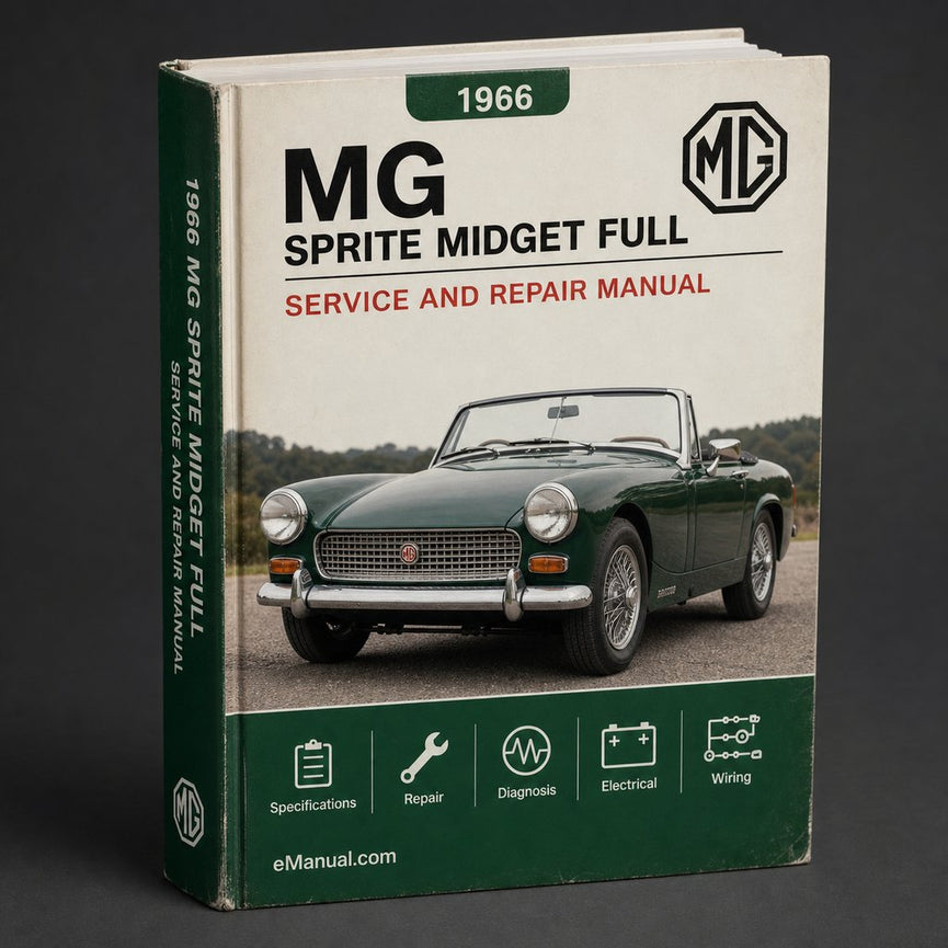 MG Sprite MG Midget 1966-1976 Full Service & Repair Manual