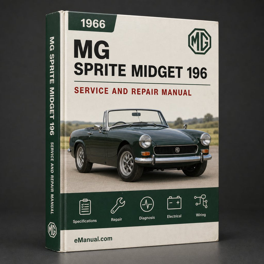 MG Sprite & MG Midget Complete Workshop Service Repair Manual 1966 1967 1968 1969 1970 1971 1972 1973 1974 1975 1976