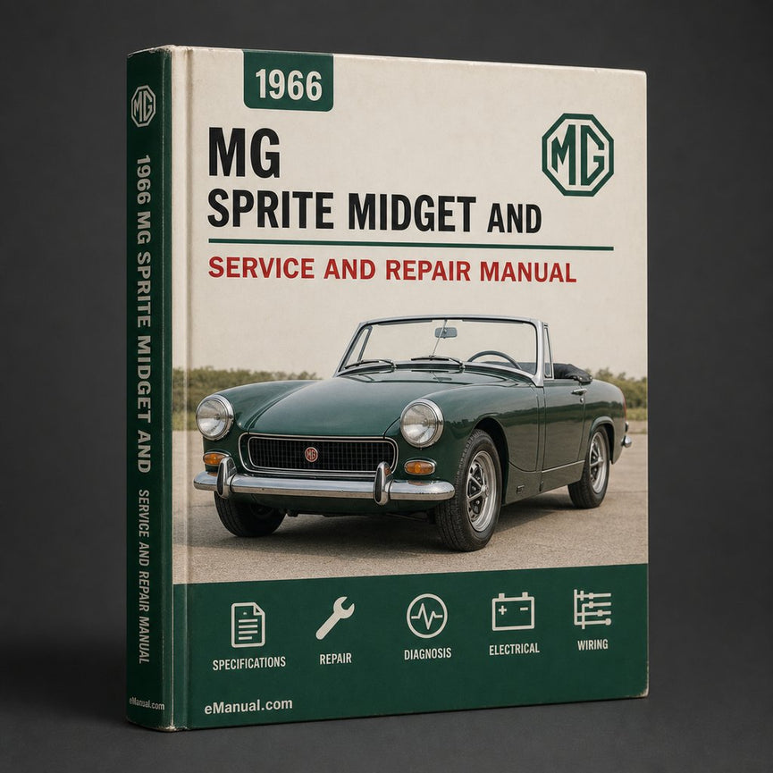 MG Sprite & MG Midget 1966-1976 Factory Service and Repair Workshop Manual