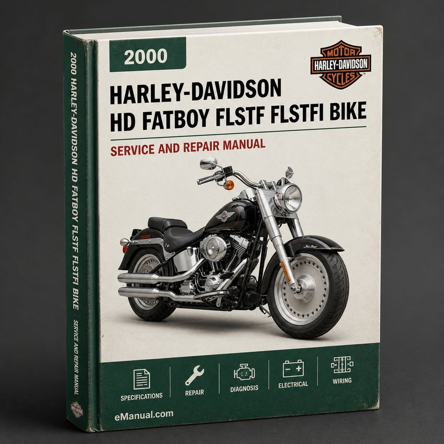 HD FATBOY FLSTF FLSTFI BIKE 2000-06 Workshop Service Repair Manual