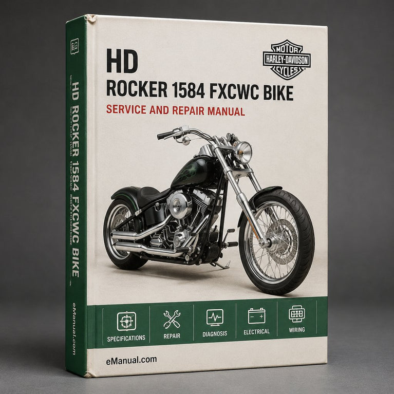 HD ROCKER C 1584 FXCWC BIKE Workshop Service Repair Manual