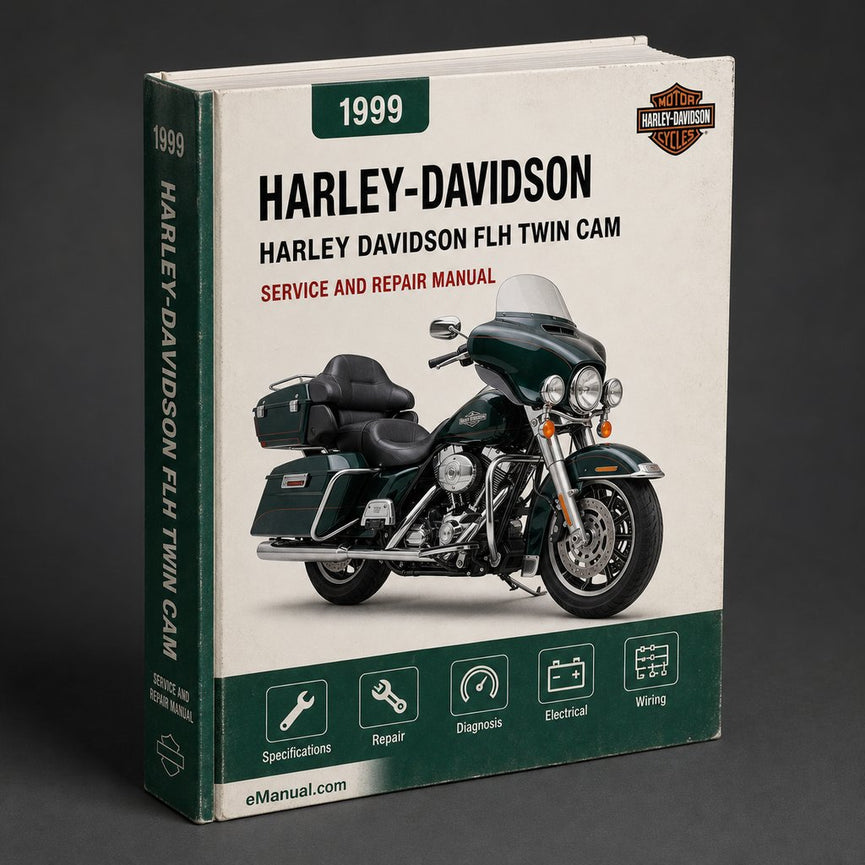 Harley Davidson FLH Twin Cam 88 103 1999 Repair Service