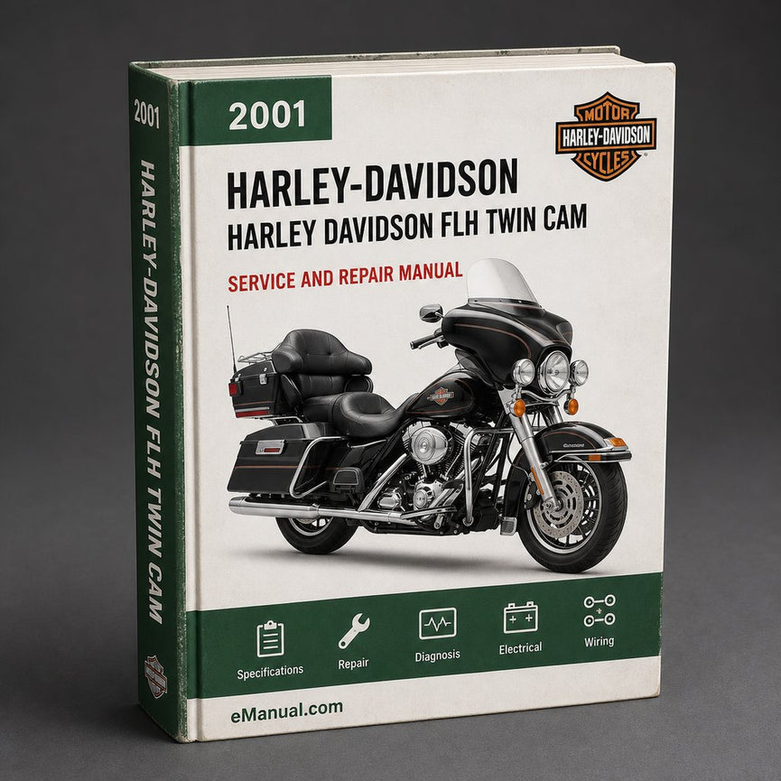 Harley Davidson FLH Twin Cam 88 103 2001 Repair Service
