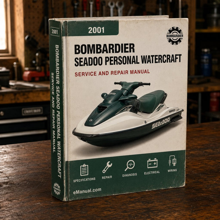 2001 Bombardier Seadoo Personal Watercraft Service Repair Workshop Manual