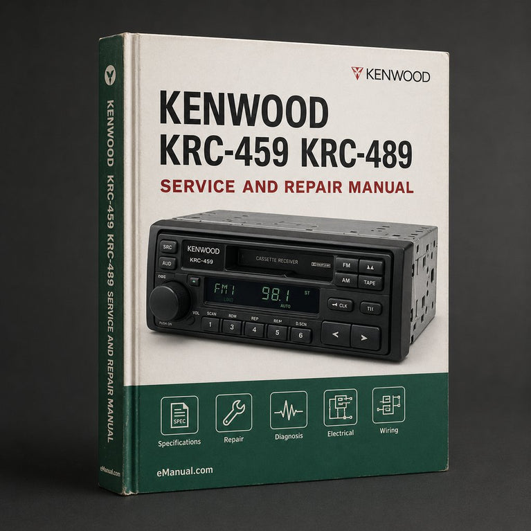 KENWOOD KRC-459 KRC-489 Service Manual Download PDF