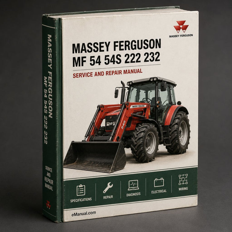 MASSEY FERGUSON MF 54 / 54S / 222 / 232 BACKHOE Parts Manual 651222M91 Download