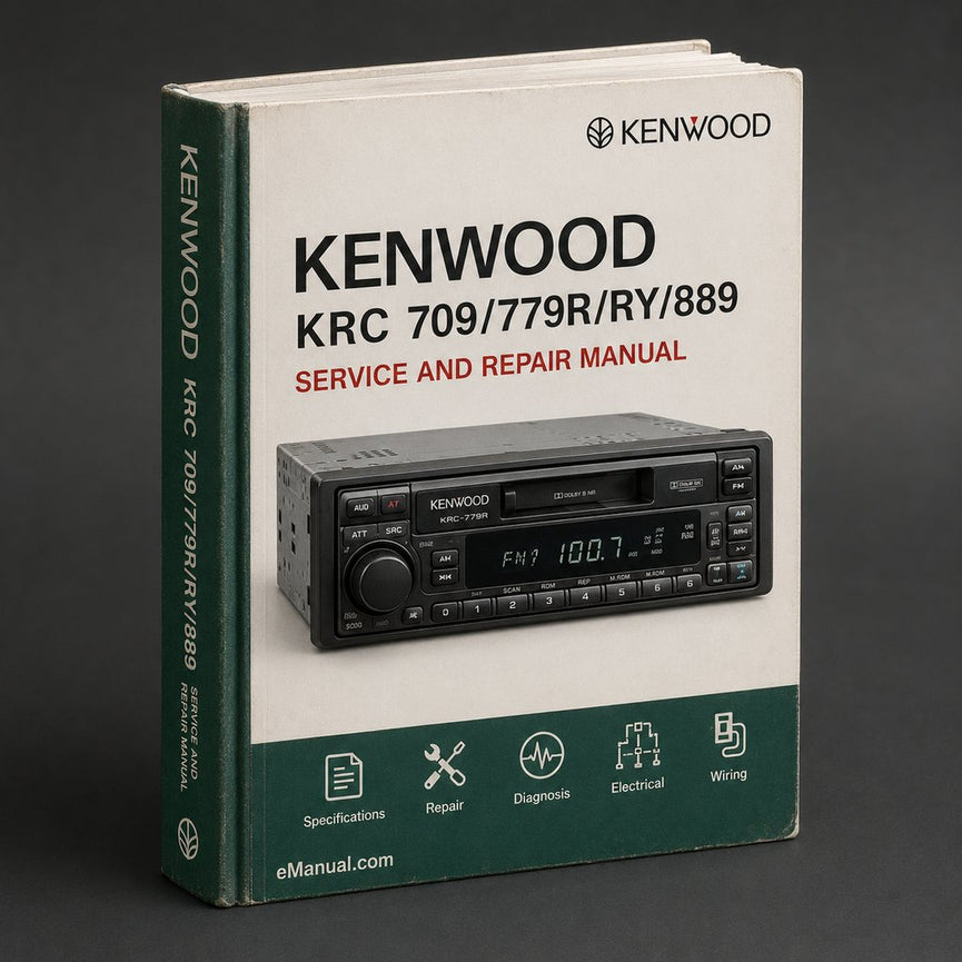 Kenwood KRC 709/779R/RY/889 Service Manual Download PDF