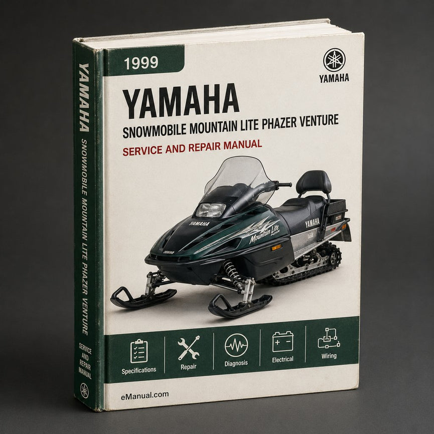 Yamaha Snowmobile 1999-2001 Mountain Lite Phazer Venture 500 Service Repair Manual [Improved]