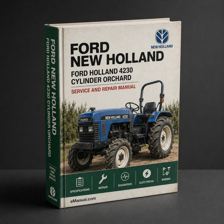 Ford New Holland 4230 4 CYLINDER ORCHARD Tractor MASTER ILLUSTRATED Parts List Manual BOOK