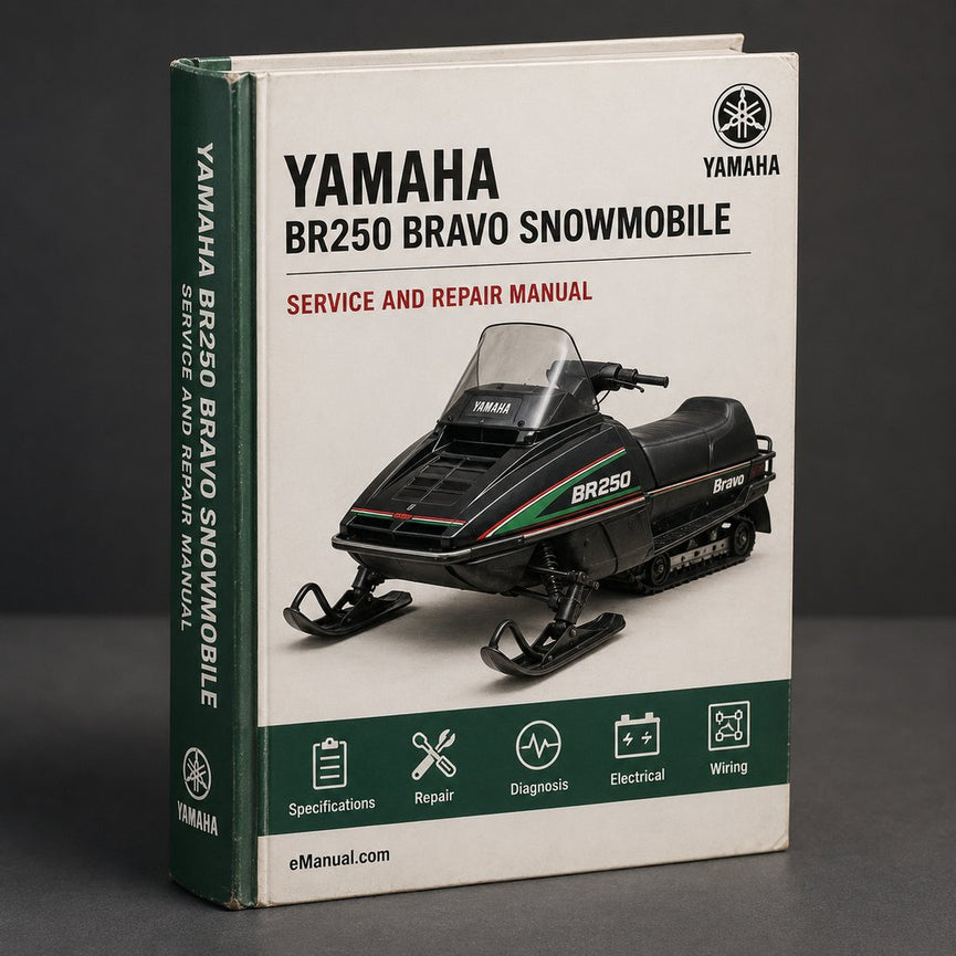 Yamaha BR250 Bravo Snowmobile Service Manual