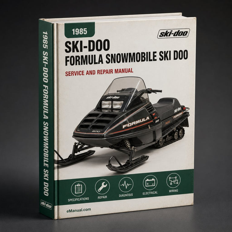 Ski-Doo Formula snowmobile Service Manual Repair 1985-1989 Ski Doo