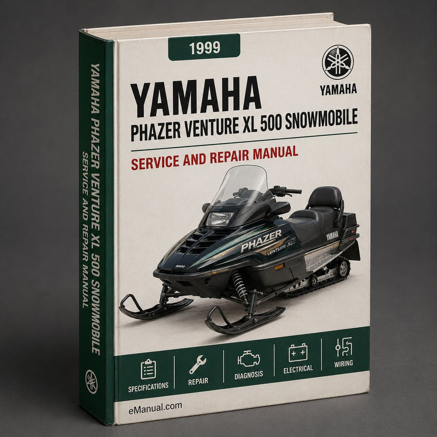 Yamaha Phazer / Venture XL 500 snowmobile Service Manual 1999-2001