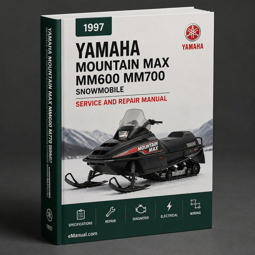 1997 Yamaha Mountain Max MM600 MM700 Snowmobile Parts Manual Catalog Download PDF