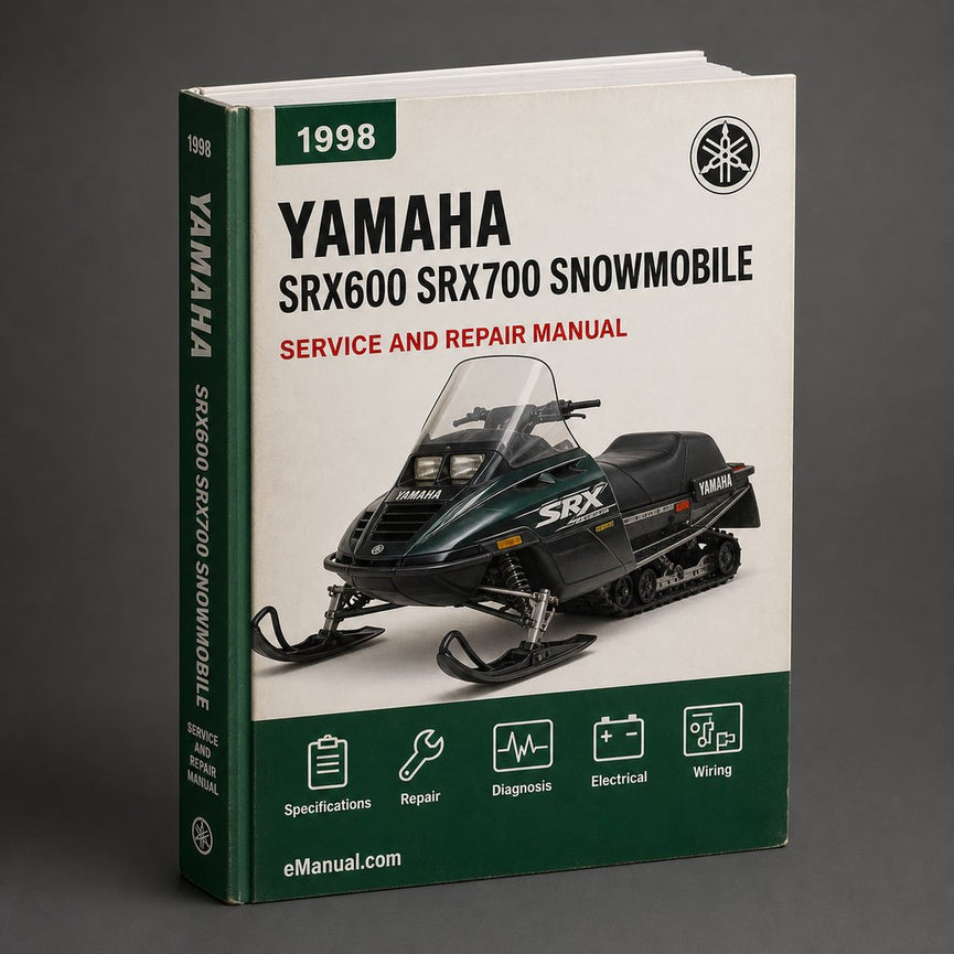 Yamaha SRX600 / SRX700 snowmobile Service Manual Repair 1998-1999