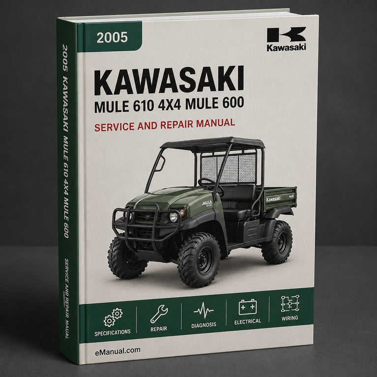 2005 Kawasaki MULE 610 4x4 MULE 600 Service Repair Manual