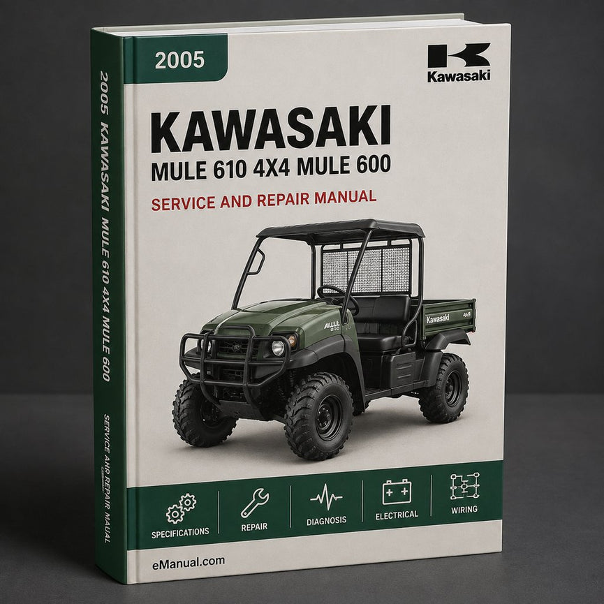 2005 Kawasaki MULE 610 4x4 MULE 600 Service Repair Manual
