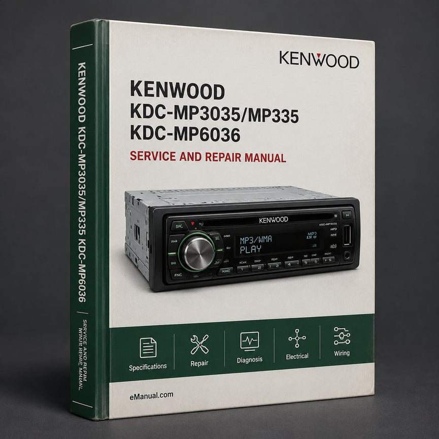 Kenwood KDC-MP3035/MP335 KDC-MP6036 Service Manual
