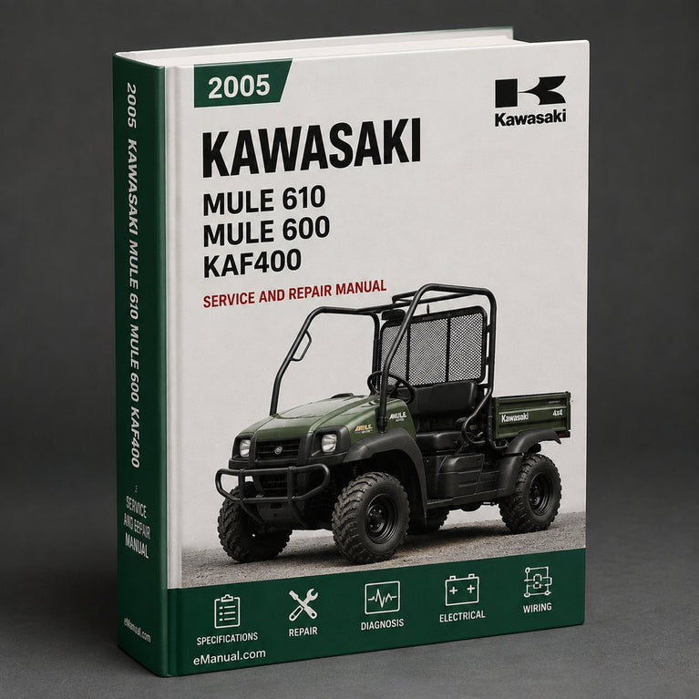 2005 Kawasaki Mule 610 Mule 600 KAF400 Repair Manual