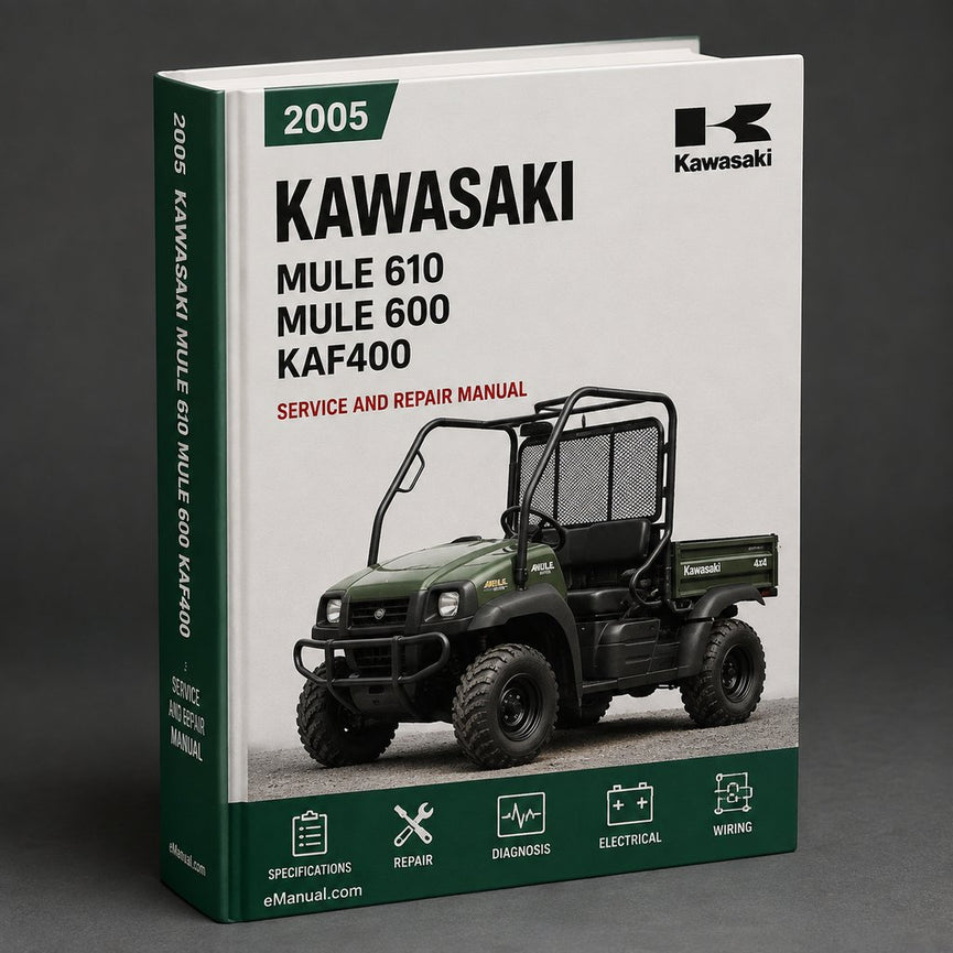 2005 Kawasaki Mule 610 Mule 600 KAF400 Repair Manual