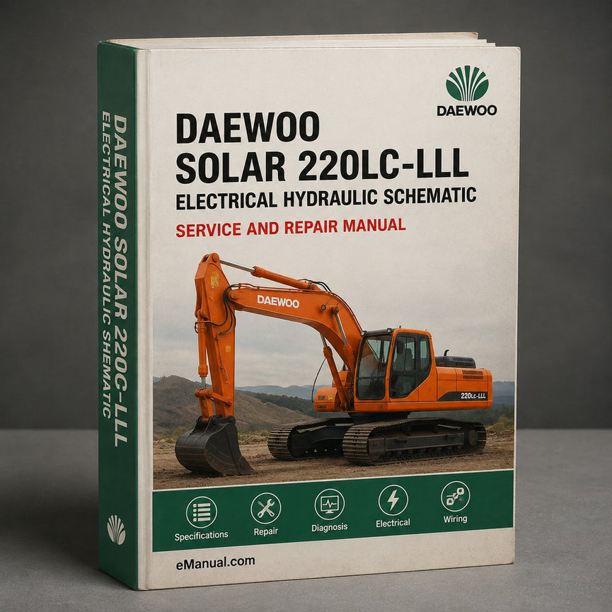 DAEWOO SOLAR 220LC-lll Electrical HYDRAULIC SCHEMATIC Manual