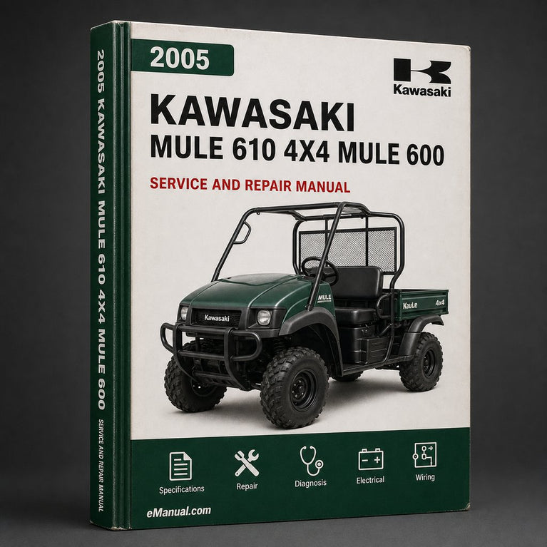 2005 Kawasaki Mule 610 4x4 Mule 600 KAF400 Service Repair Workshop Manual DOWNLAnd