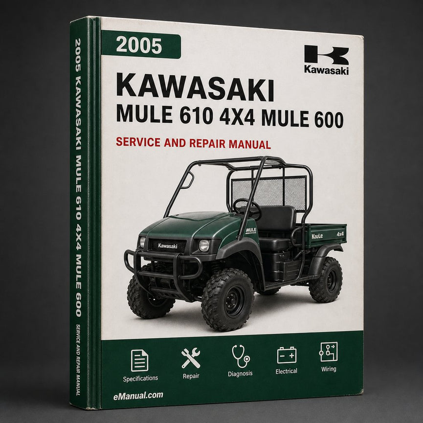 2005 Kawasaki Mule 610 4x4 Mule 600 KAF400 Service Repair Workshop Manual DOWNLAnd