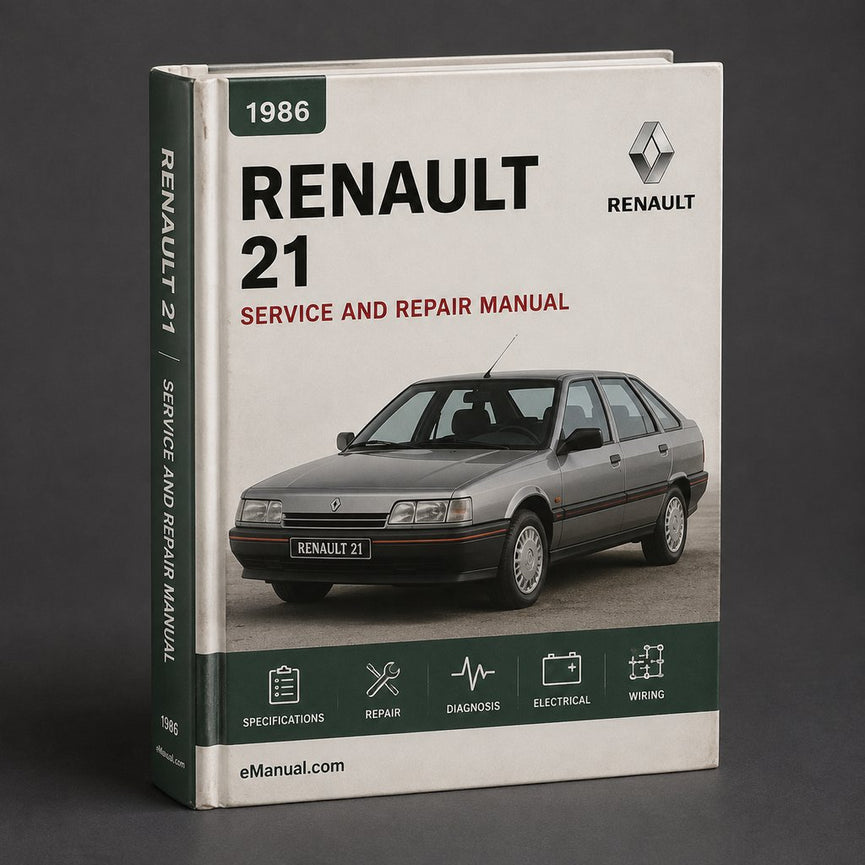 Renault 21 1986-1994 Service Repair Workshop Manual Pdf