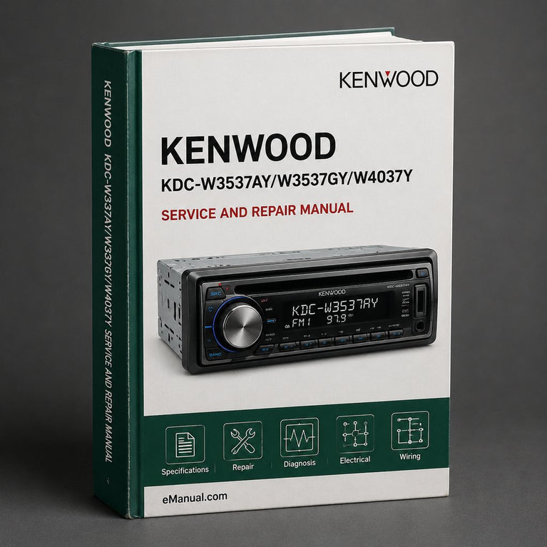 Kenwood KDC-W3537AY/W3537GY/W4037Y Service Manual