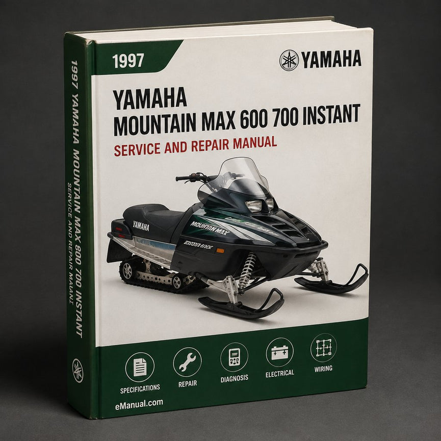 1997-1999 Yamaha Mountain Max 600 700 Service Repair Factory Manual Instant Download (1997 1998 1999) PDF