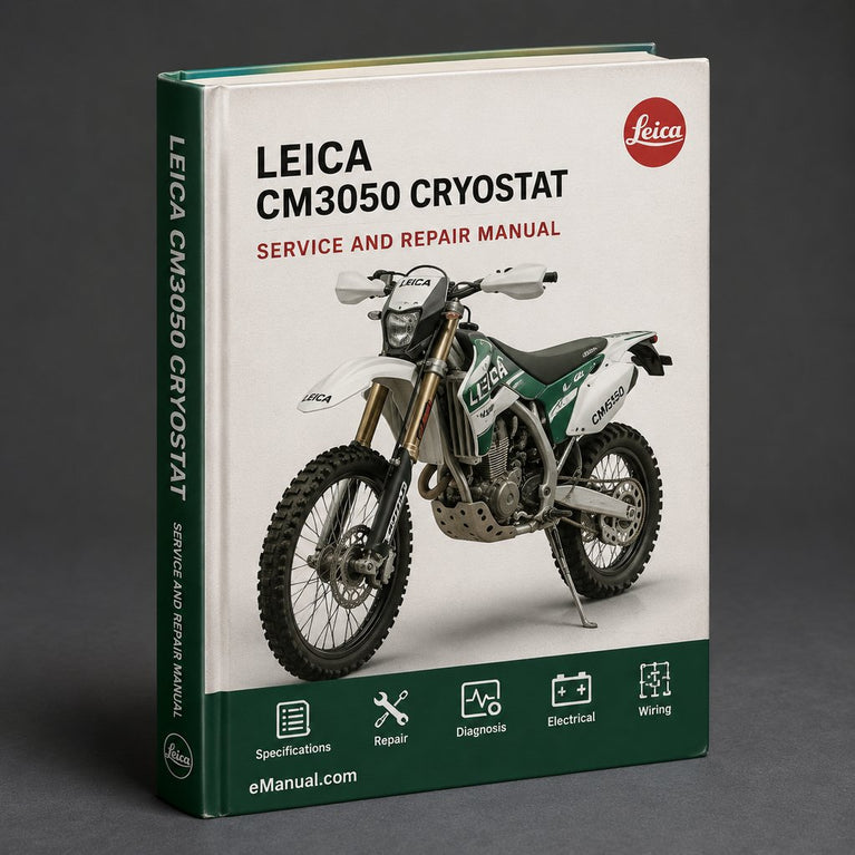 Leica CM3050 S Cryostat Service Manual