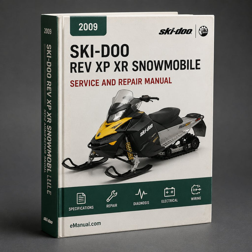 Ski-Doo REV XP XR snowmobile Service Manual Repair 2009-2010