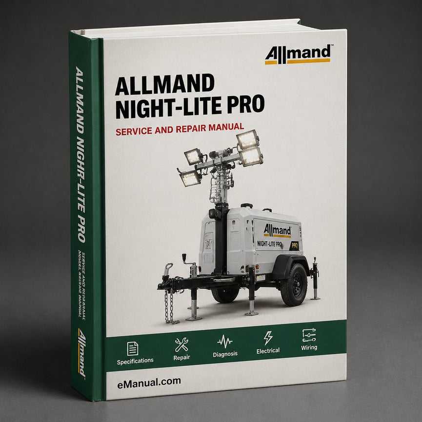 Allmand night-lite pro parts Manual