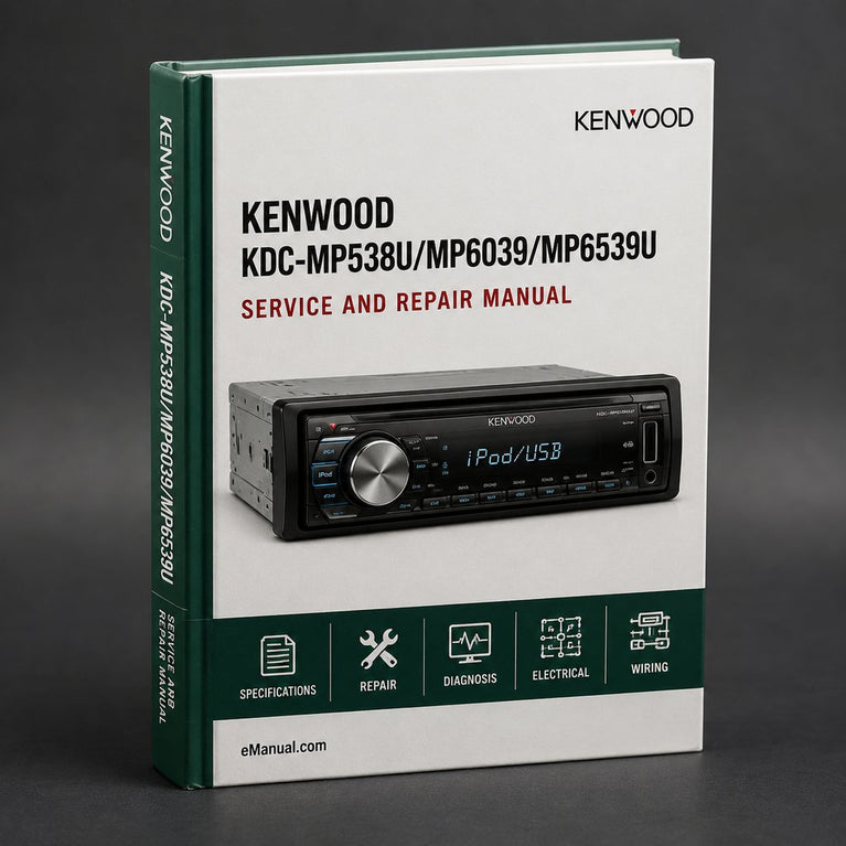 Kenwood KDC-MP538U/MP6039/MP6539U Service Manual