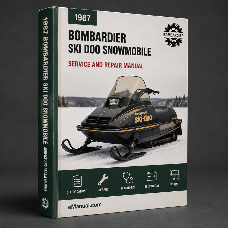 1987 Bombardier Ski Doo Snowmobile Repair Manual