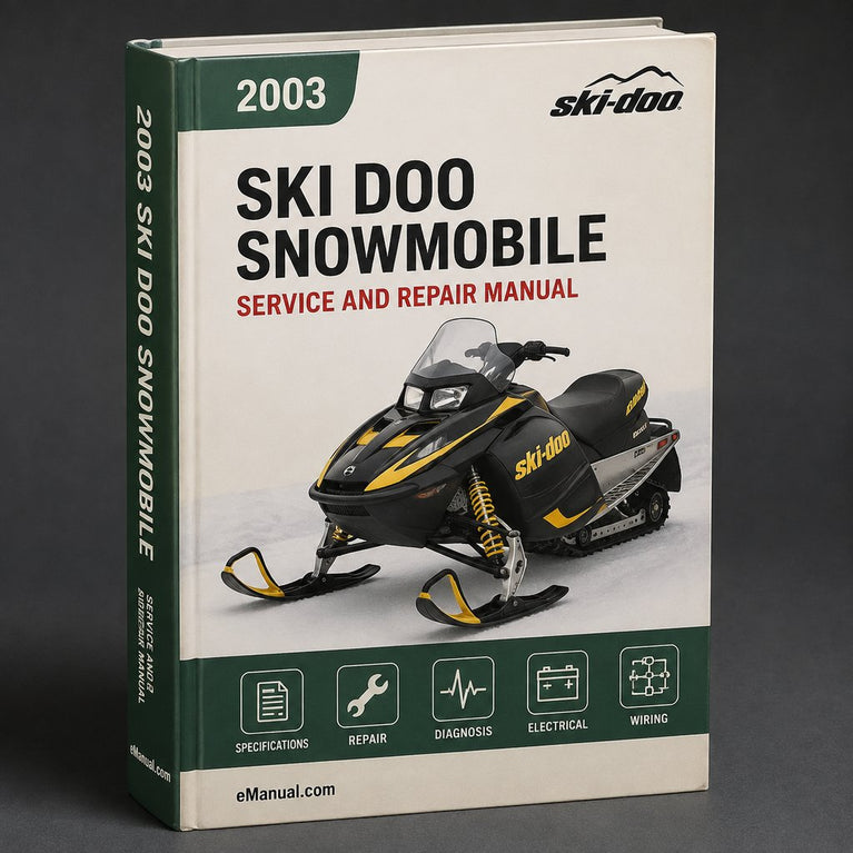 2003 Ski Doo Snowmobile Repair Manual