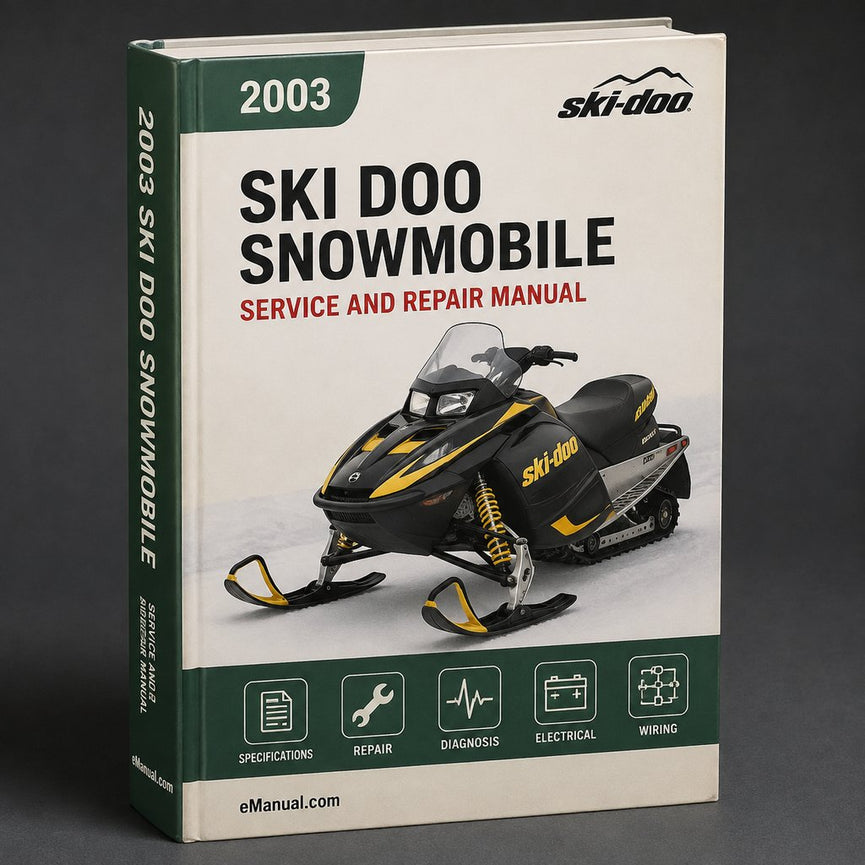 2003 Ski Doo Snowmobile Repair Manual