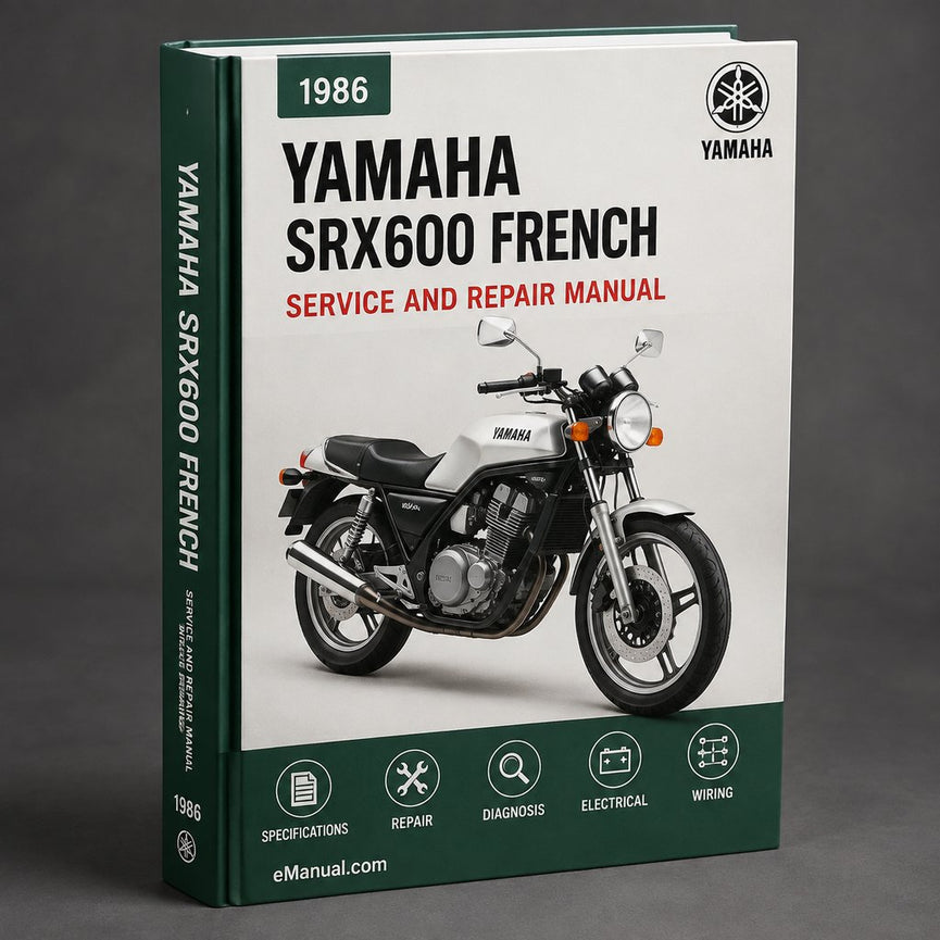 Yamaha SRX600 1986 Service Manual (French)