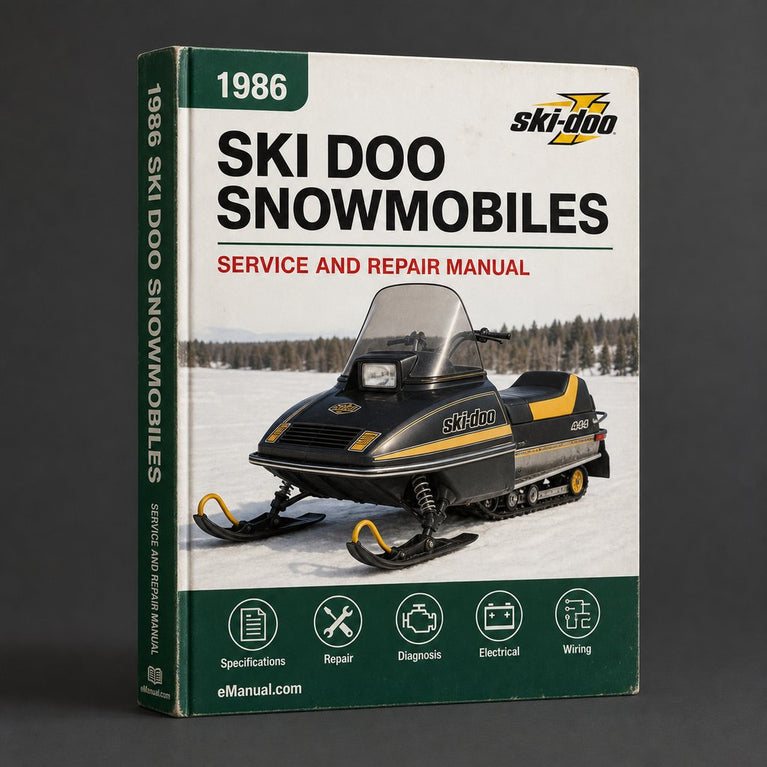 1986 SKI DOO Snowmobiles Repair PDF