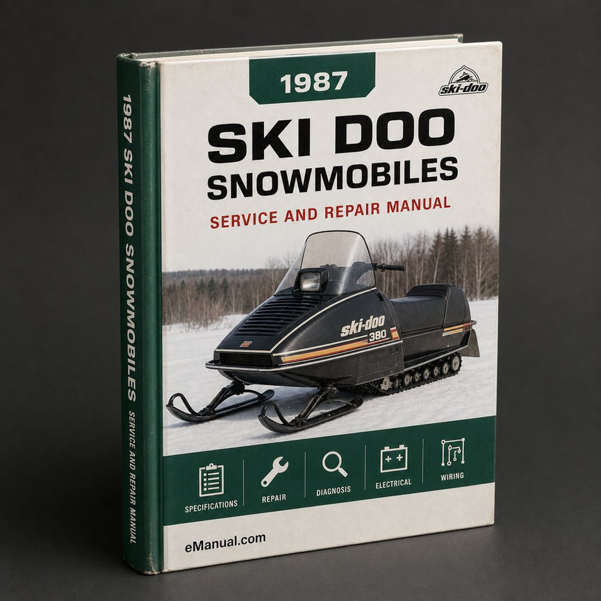 1987 SKI DOO Snowmobiles Repair PDF