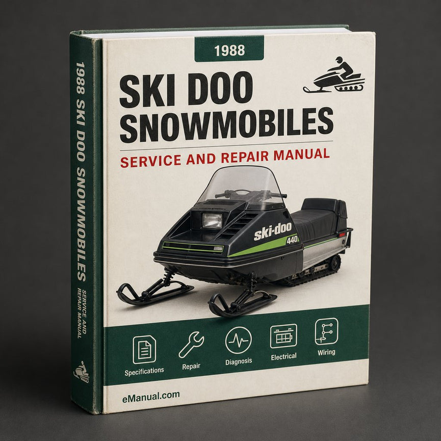 1988 SKI DOO Snowmobiles Repair PDF