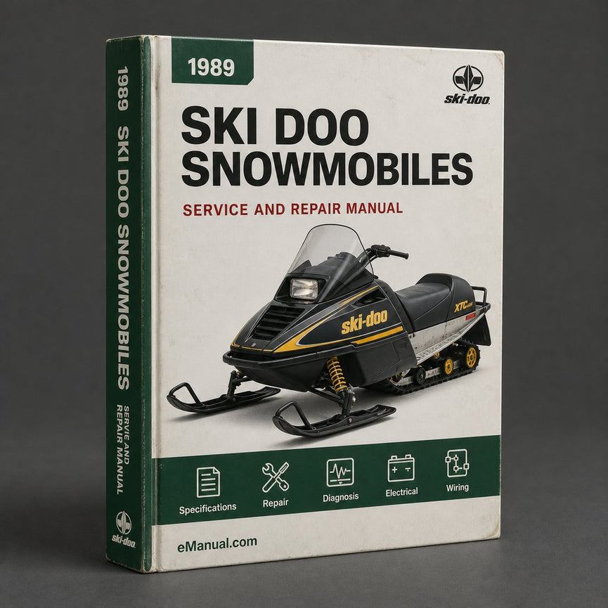 1989 SKI DOO Snowmobiles Repair PDF