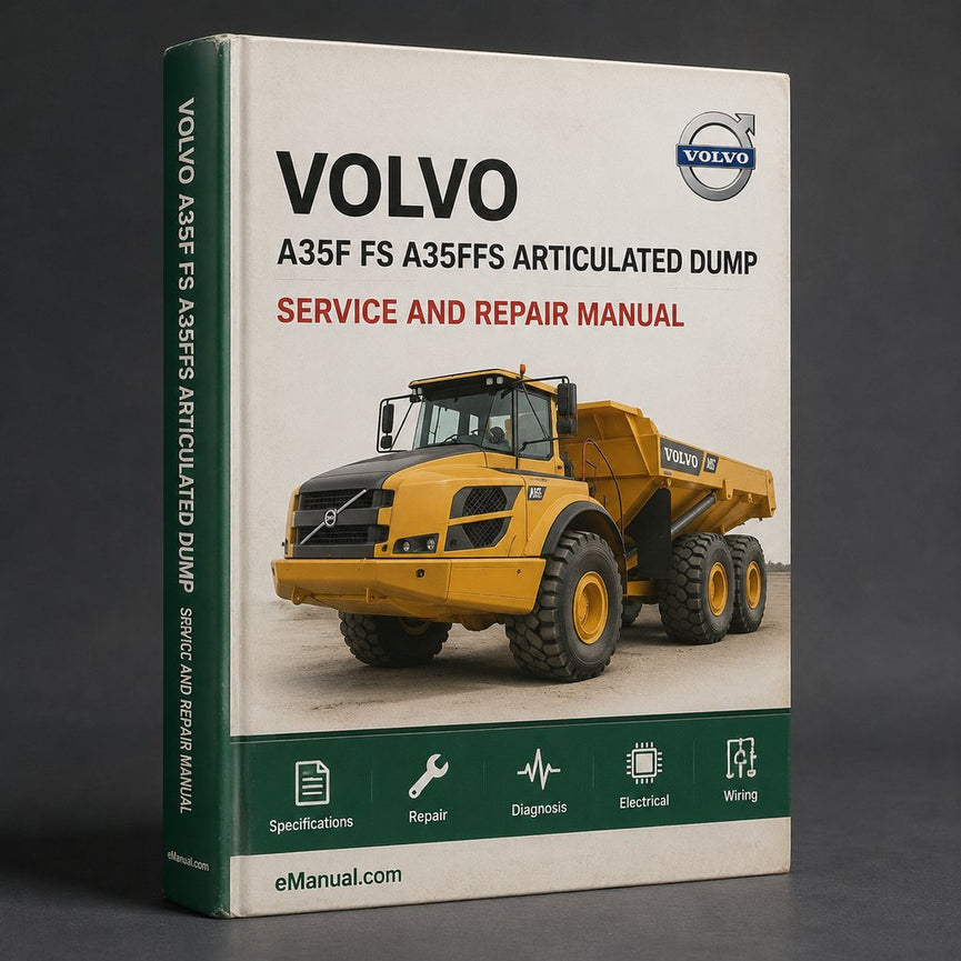 Volvo A35F FS A35FFS Articulated Dump Truck Service Repair Manual Instant Download PDF