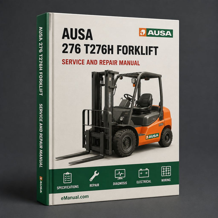 AUSA T 276 H T276H Forklift Parts Manual Download PDF