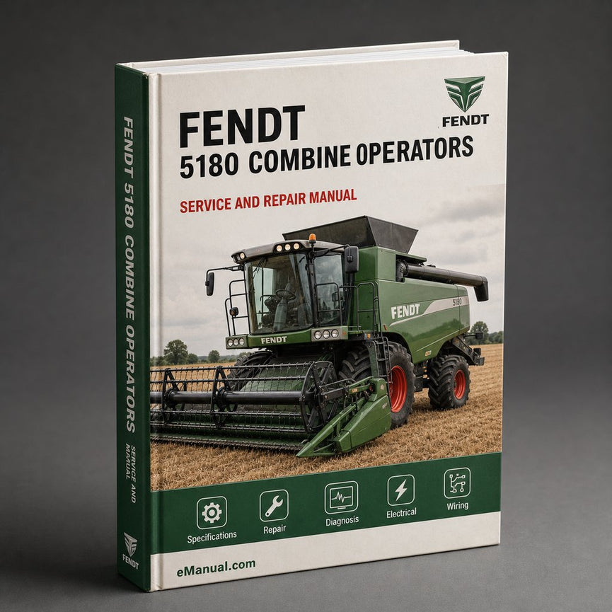 Fendt 5180 E Combine Operators Manual Download PDF